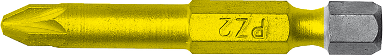 Philips-bit ZRN-gecoat, 1/4" x 50 mm