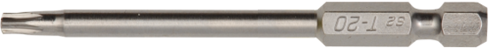 Torx-bit middellang, 1/4" x 75 mm