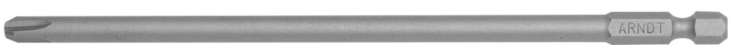 Phillips-bit lang, 1/4" x 150 mm