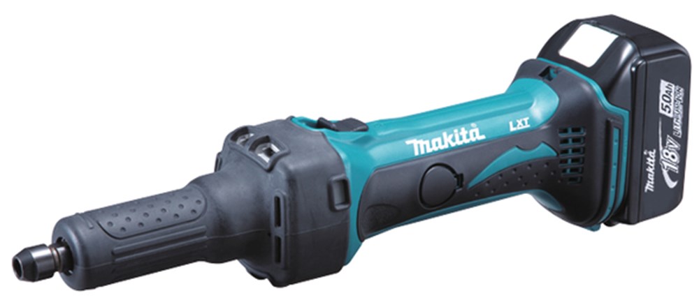 MAKITA DGD800RTJ Accu stempelslijper 8mm LXT 18V + 2x BL1850B + 1x DC18RC + MAKPAC