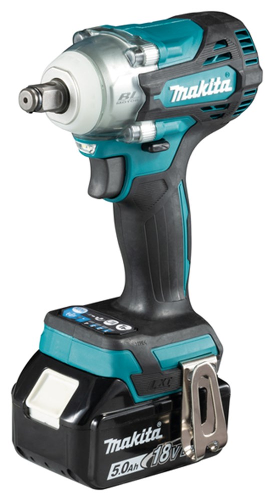 MAKITA DTW300RTJ Accu 1/2" slagmoersleutel 330Nm LXT 18V + 2x BL1850B + 1x DC18RC + Makpac 