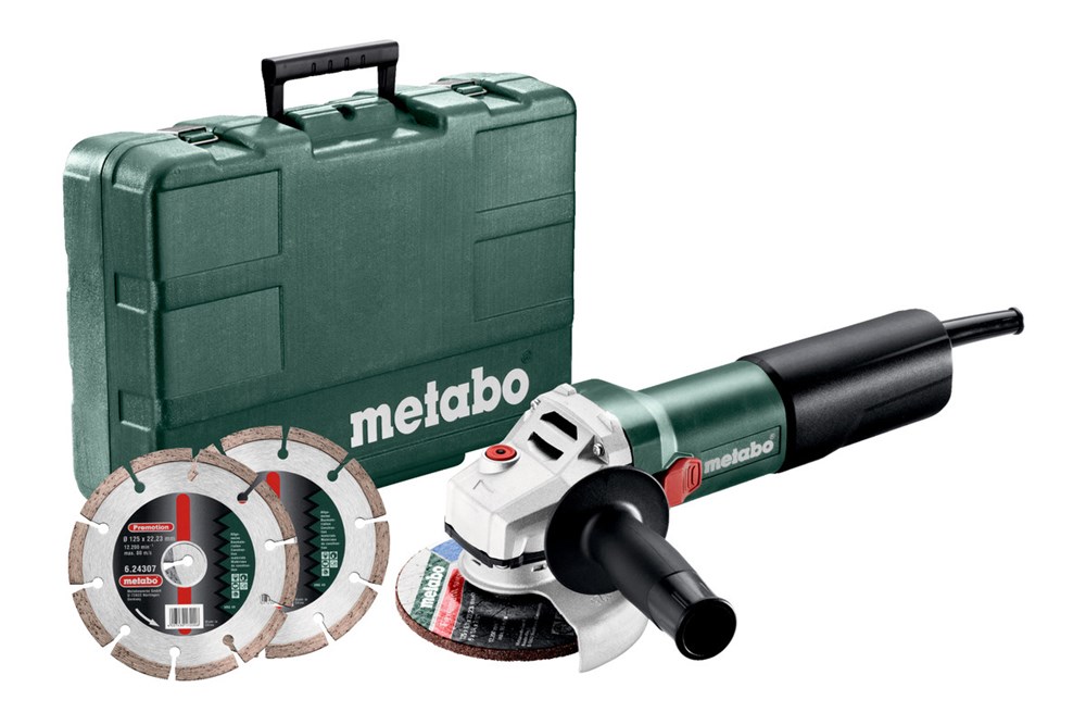 METABO WQ 1100-125 Set Haakse slijper