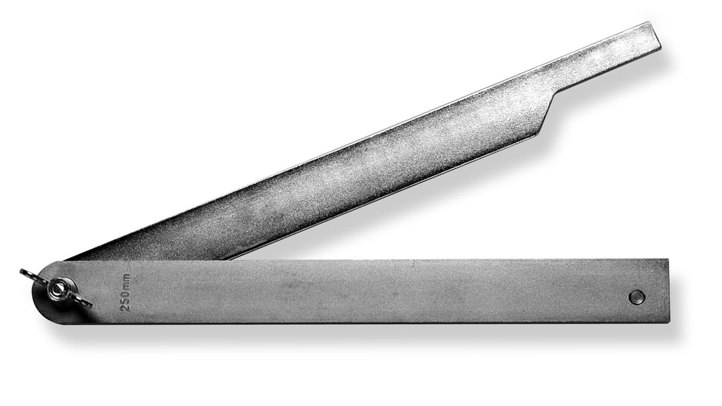 SCALA Zwaaihaak 200mm gepolijst  3-delig, m Borgschroef