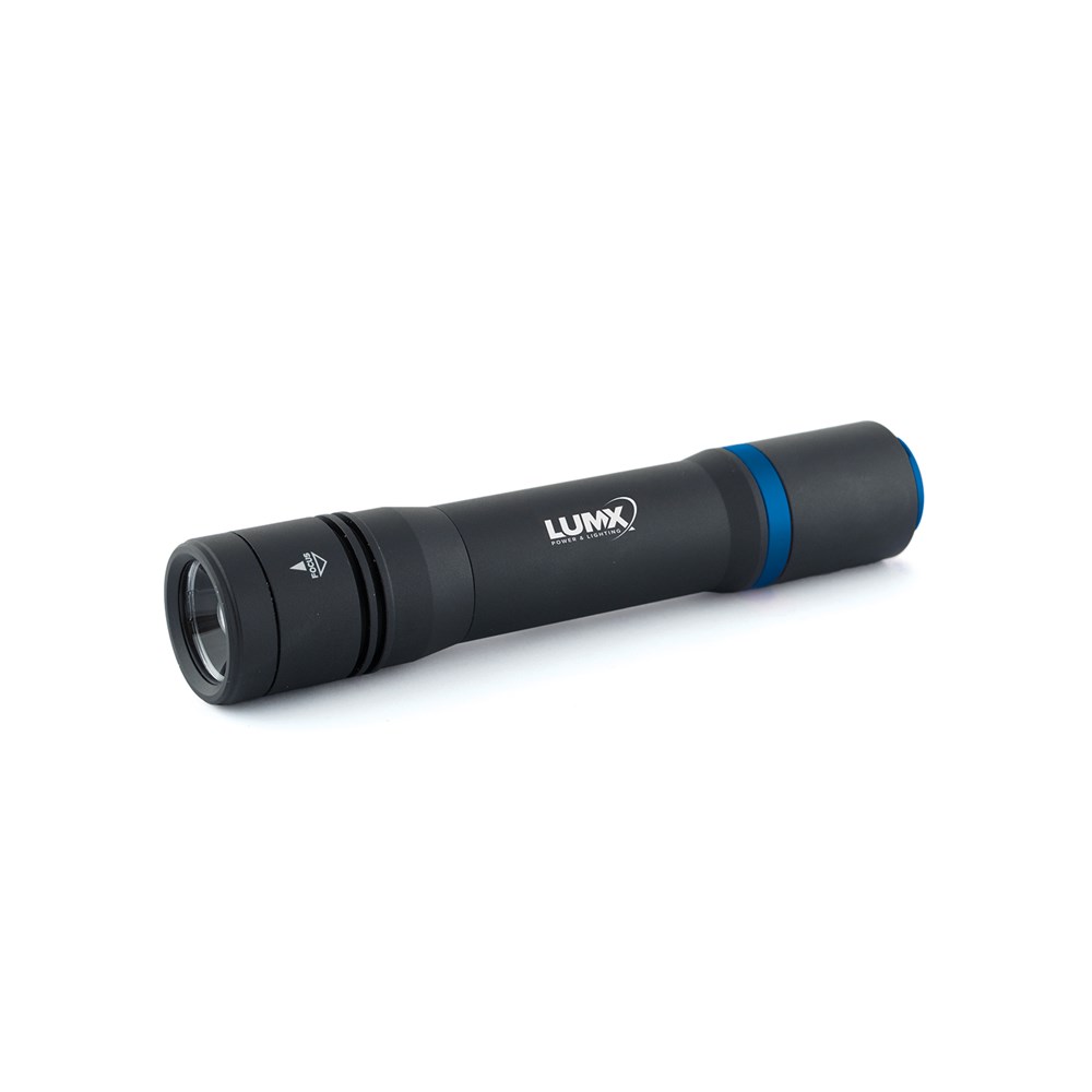 LUMX Tactische LED T-1000 zaklamp, USB oplaadbaar / Focus Control 