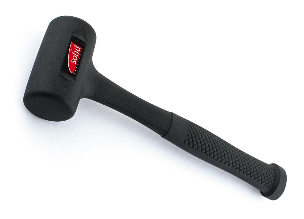 SOLID Terugslagvrije hamer / 500g / zwart