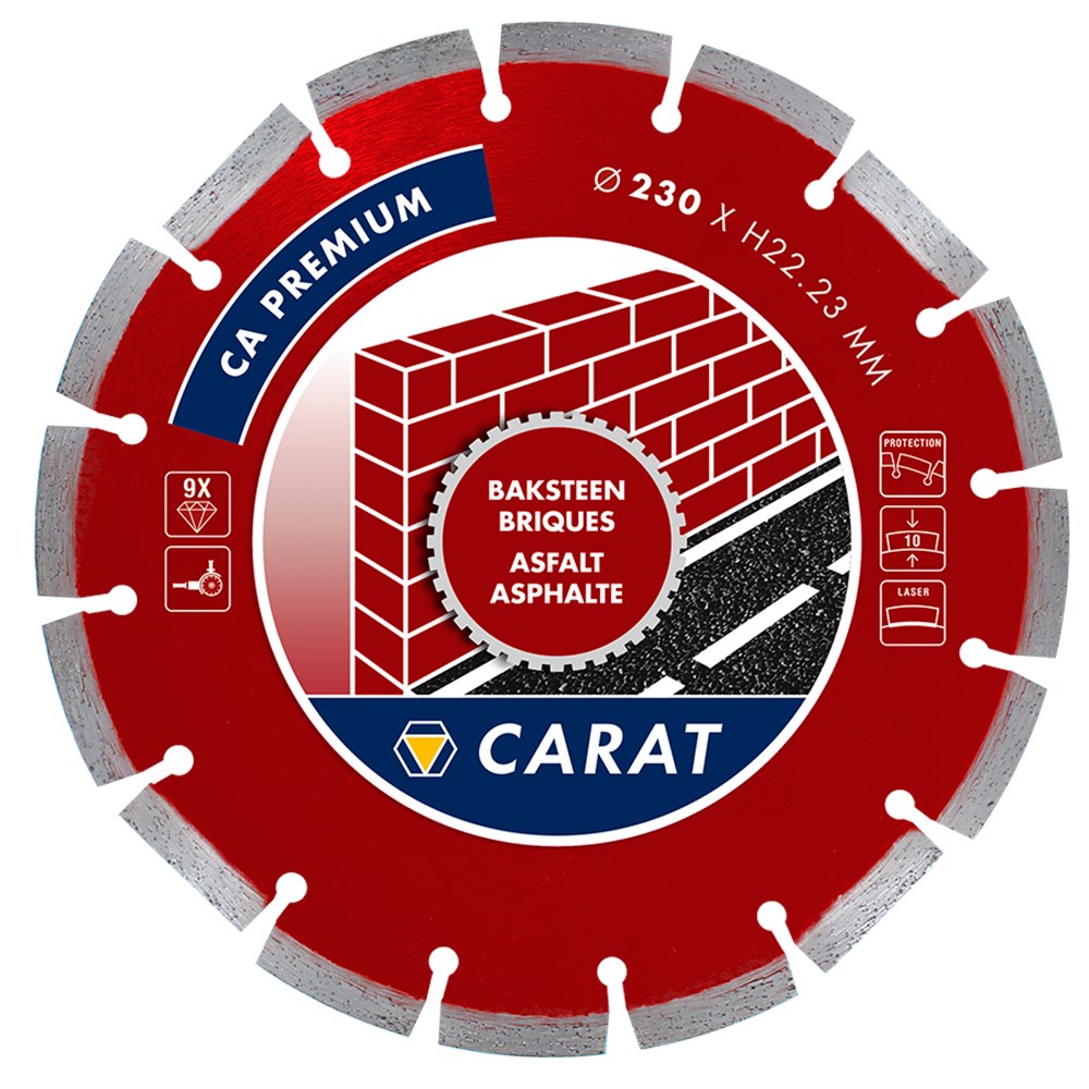 CARAT CA Premium 230x22,2 baksteen