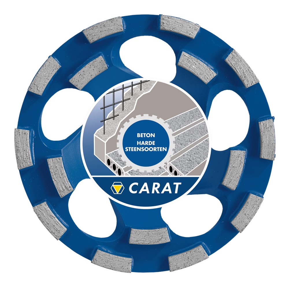 CARAT CUBD Premium 125 beton slijpkop