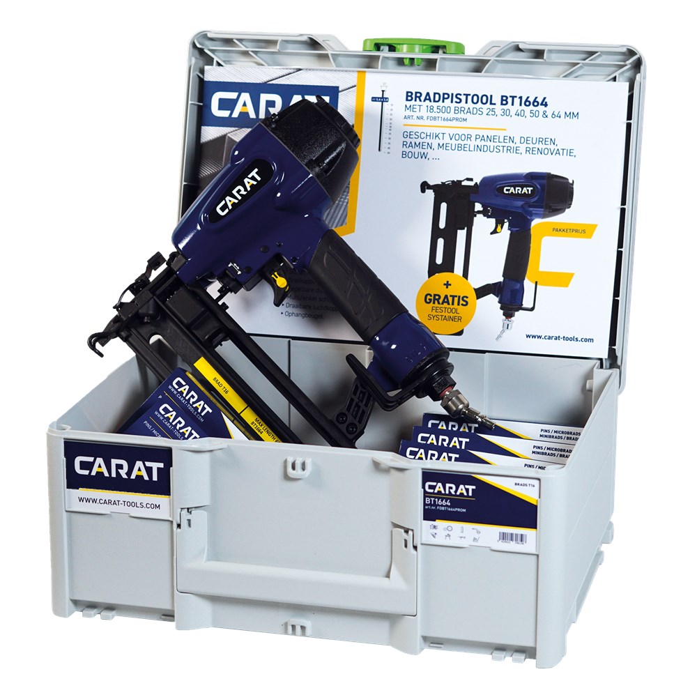 CARAT Brad nailer BT1664 SET (PROMO)