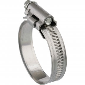 ASFA-S Slangenklem (12mm breed) RVS A4 (W5)
