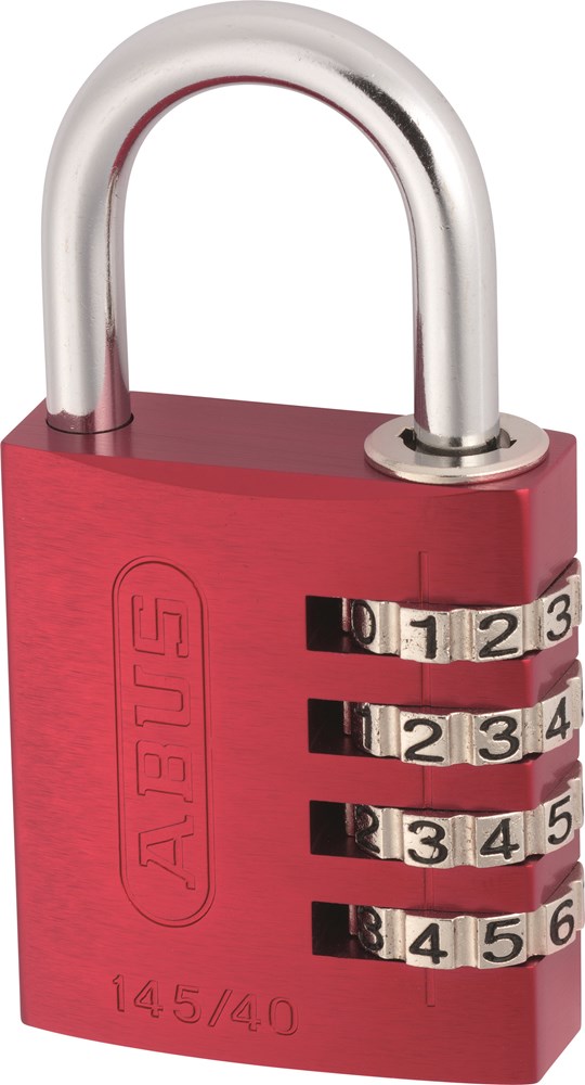 ABUS Cijferhangslot 145/40 rood