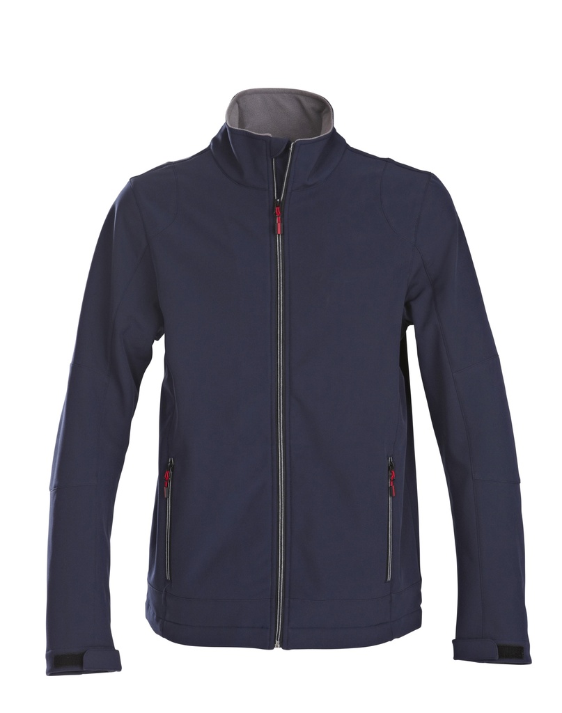 PRINTER trial softshell jacket marine