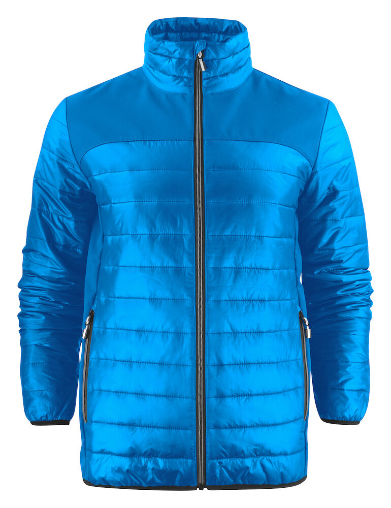 PRINTER expedition jacket oceaanblauw