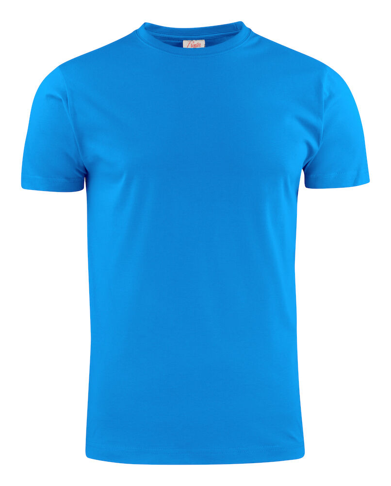 PRINTER heavy t-shirt rsx  oceaanblauw