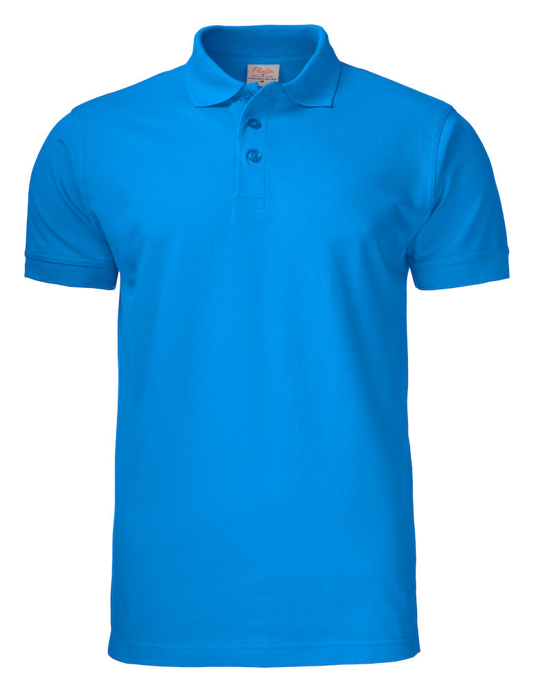 PRINTER surf pro rsx polo pique  oceaanblauw