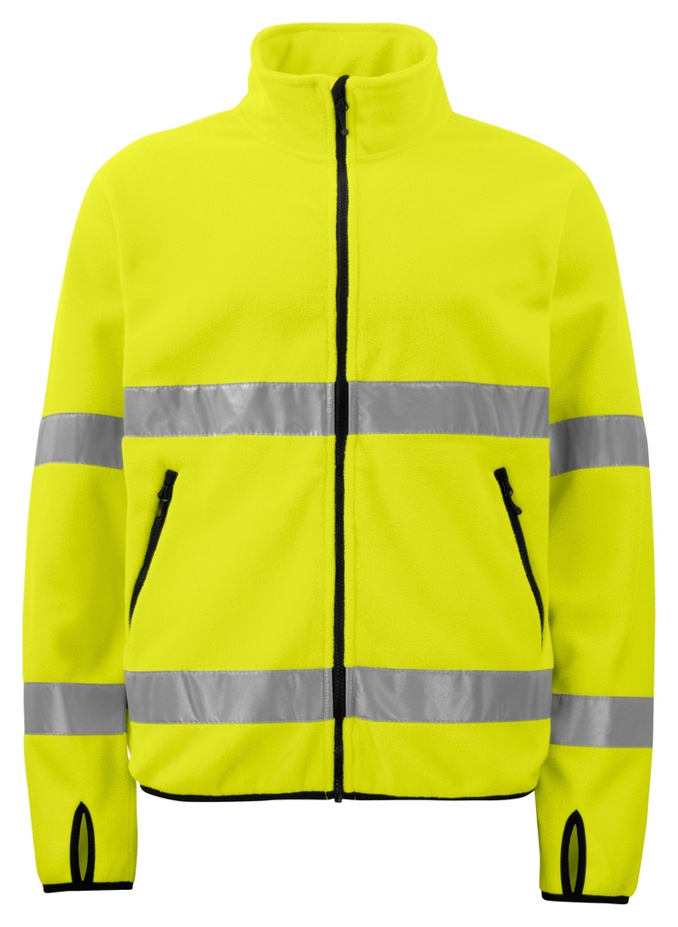 PROJOB 6327 fleecejacket  geel/zwart