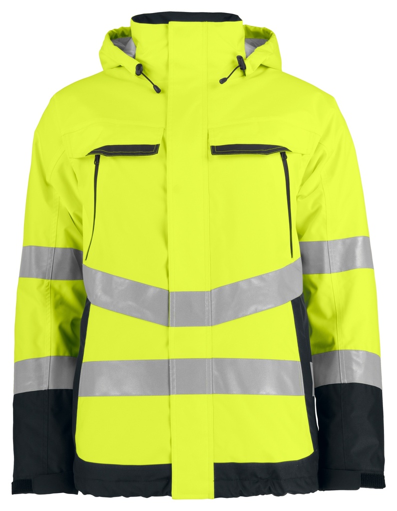 PROJOB 6441 padded jacket hv geel/zwart