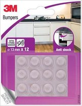 3M anti-shock bumpers adh. cle ar 13x13mm (10st)