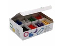 Assortiment sleutellabels met sleutelring 200 stuks