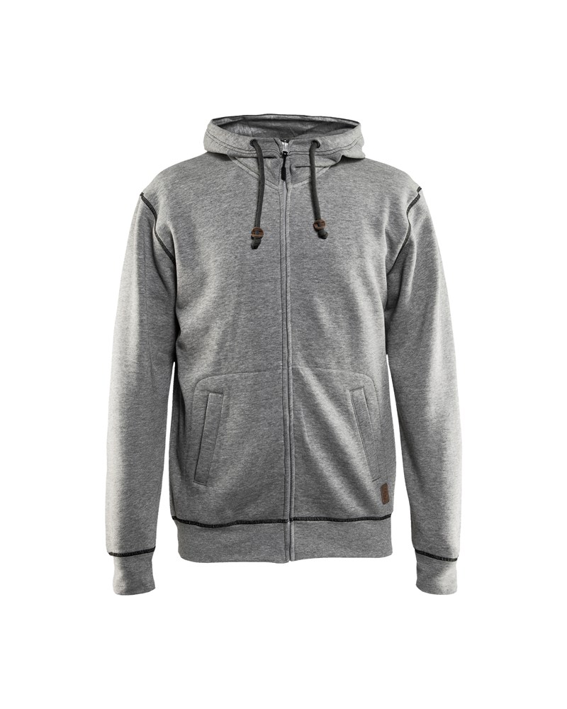 BLAKALDER hooded sweatshirt 3398 grijs s