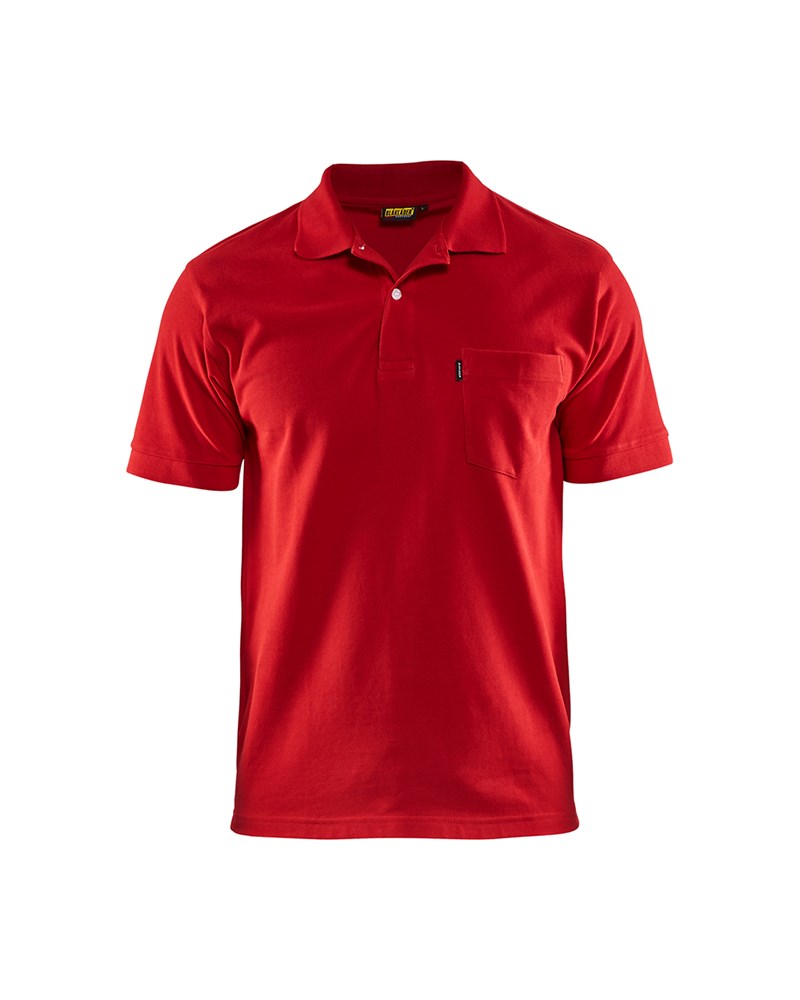 BLAKLADER piqué polo 3305 rood m