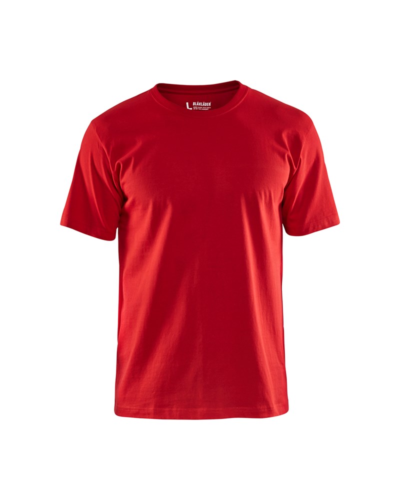 BLAKLADER t-shirt 3300 100% katoen rood m