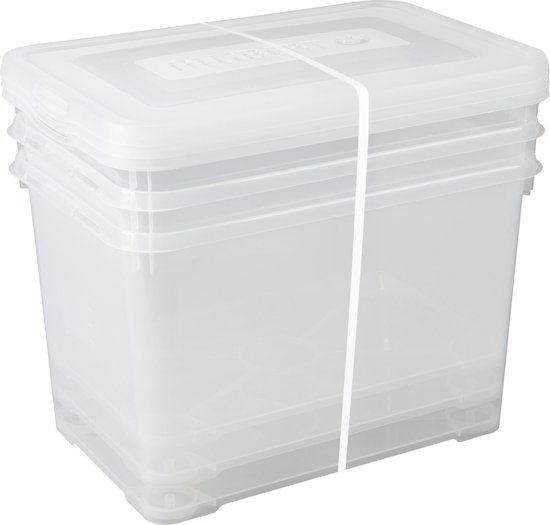 CURVER handy 2 box set 3x65l trans 600x400x510