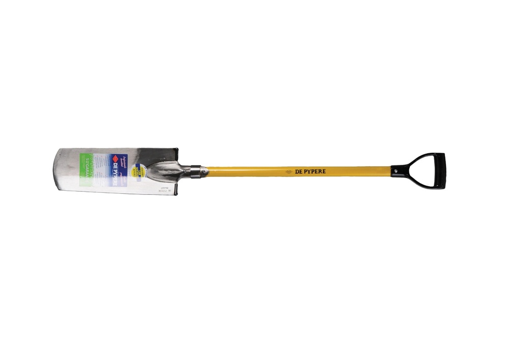 DE PYPERE grondwerkersspade glasvezelsteel d