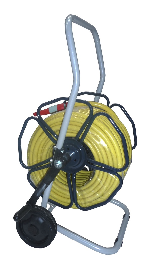 DE PYPERE Haspel DP GEMONTEERD MET SLANG 50m 5/8" 