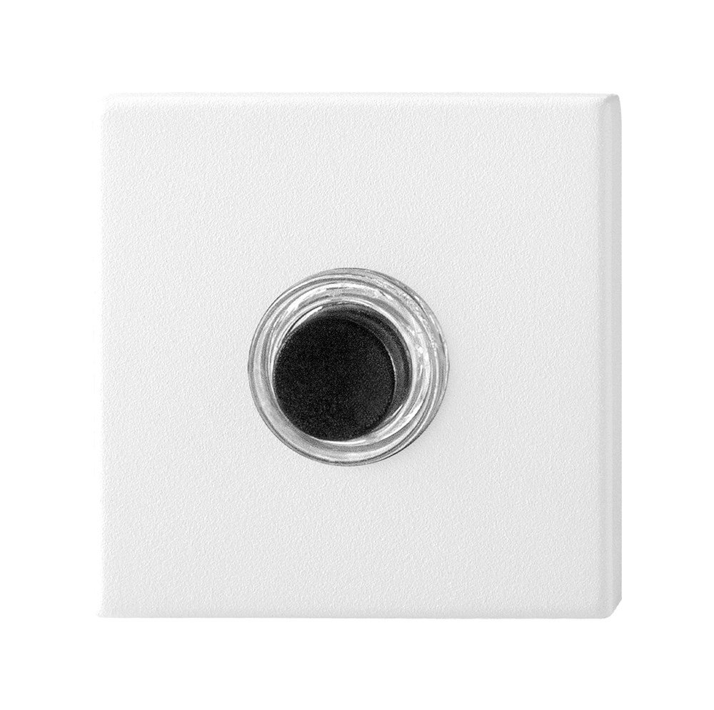 deurbel vierkant wit 50x50 x 8mm
