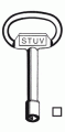 STUV Doornsleutel vierkant 8mm
