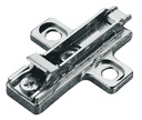 HAFELE Kruisplaat, Häfele Metalla 510 SM, zink-aluminiumlegering, met spaanplaatschroeven (potscharnier)