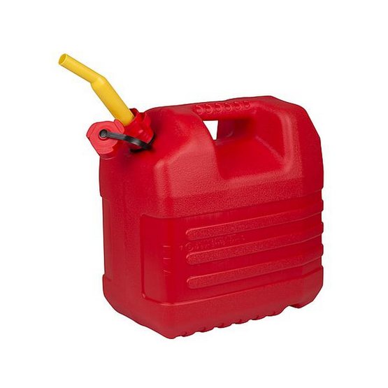 Jerrycan voor brandstof rood 20l