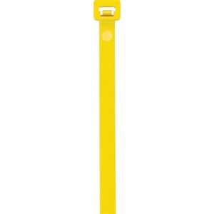 Kabelbinder 200x4.5mm geel