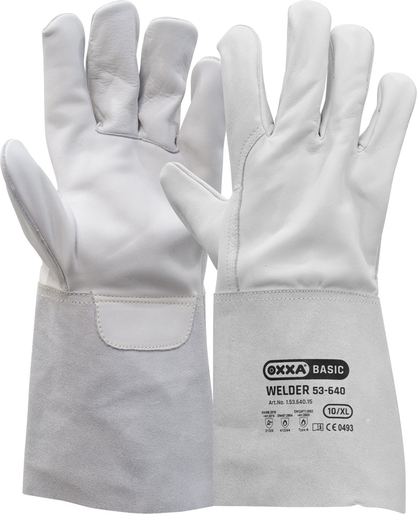 Oxxa Lashandschoen 53-640 welder 5-vinger geheel split 15 cm kap (10)