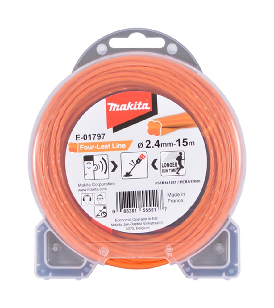 MAKITA klaverbladvormige maaidraad 2,00mm-30m