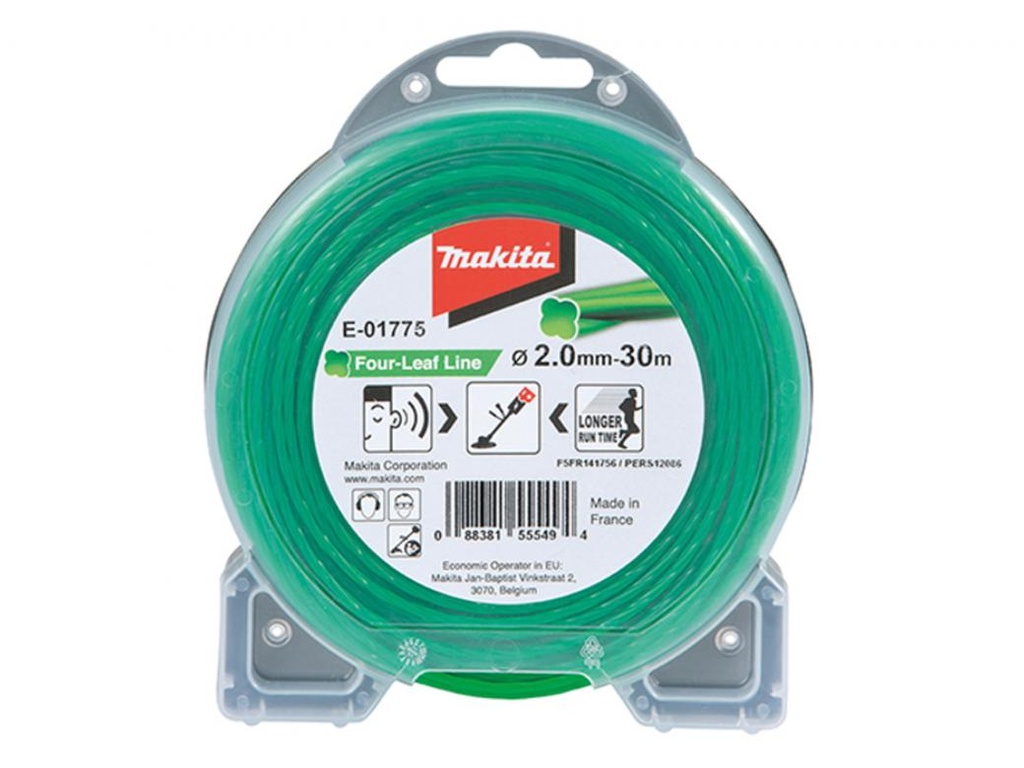 MAKITA klaverbladvormige maaidraad 2,00mm-30m