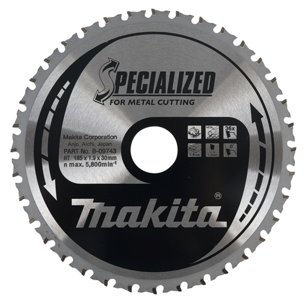 MAKITA specialized b-69331 zaagblad 150mmx20x48t voor zagen metaal (accu)