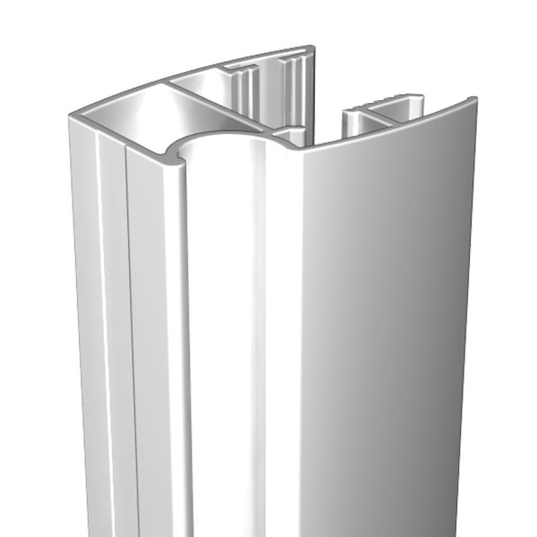 MANTION paar handvaten 18mm T5 geanodiseerd 280cm (optie spiegel)