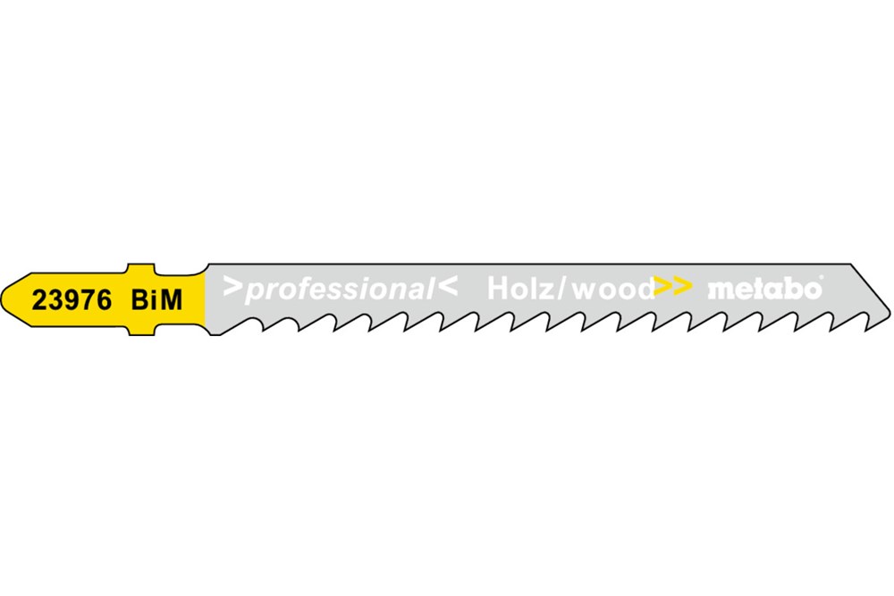 METABO 5 decoupeerzaagbladen "fast wood premium" 74/4,0 mm, bim