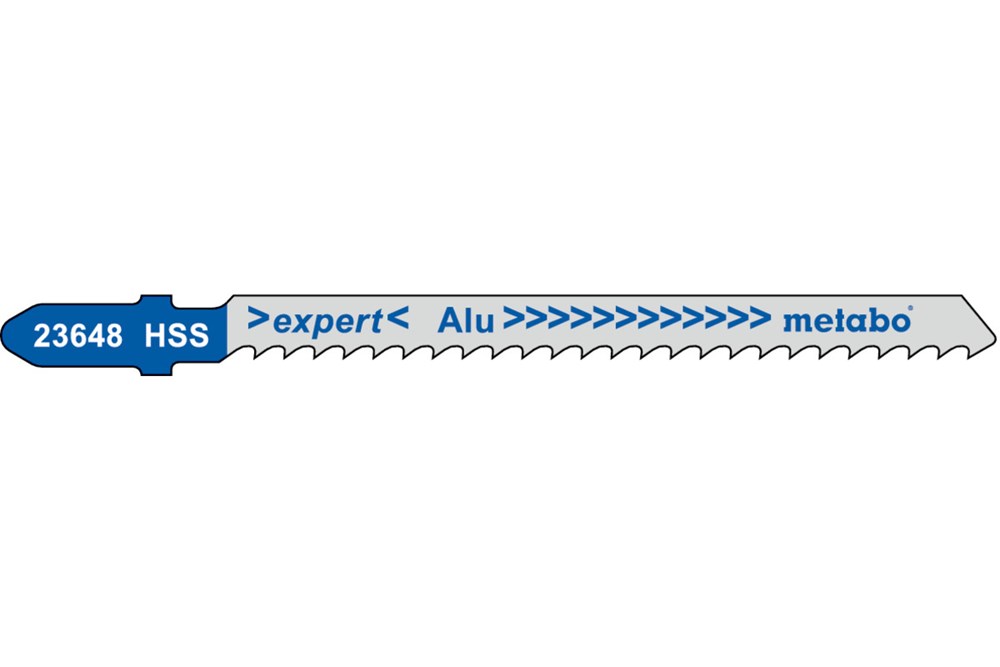 METABO 5 decoupeerzaagbladen, al+non-f.m, expert, 74/3,0mm