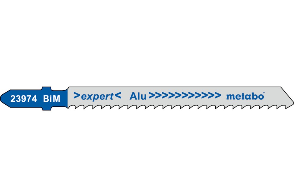 METABO 5 decoupeerzaagbladen, al+nonf.m, expert, 75/3,0mm