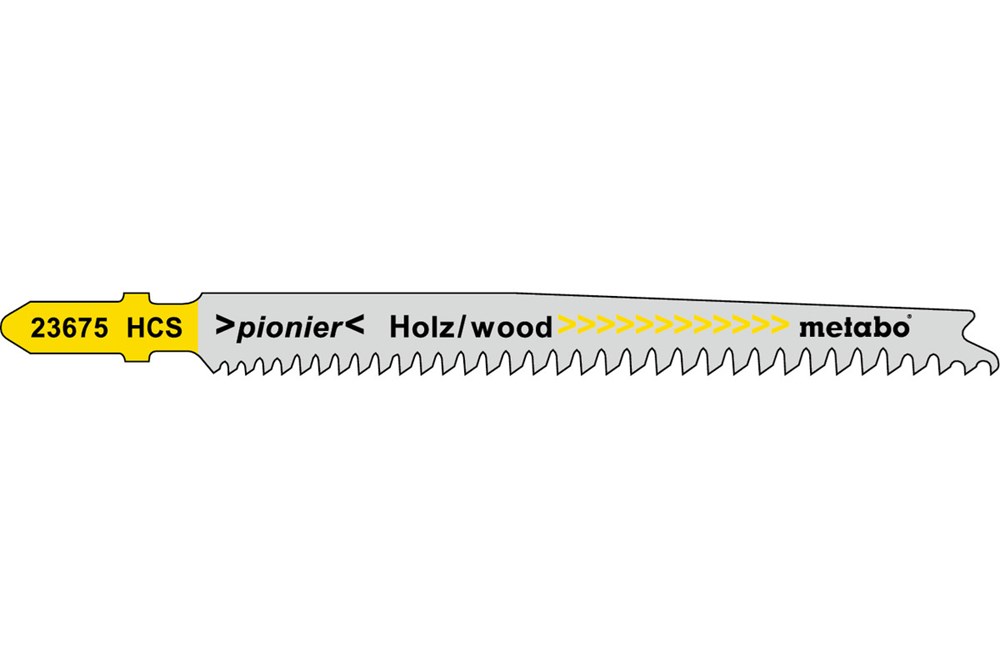 METABO 5 decoupeerzaagbladen, hout, pionier, 91 mm/progr.