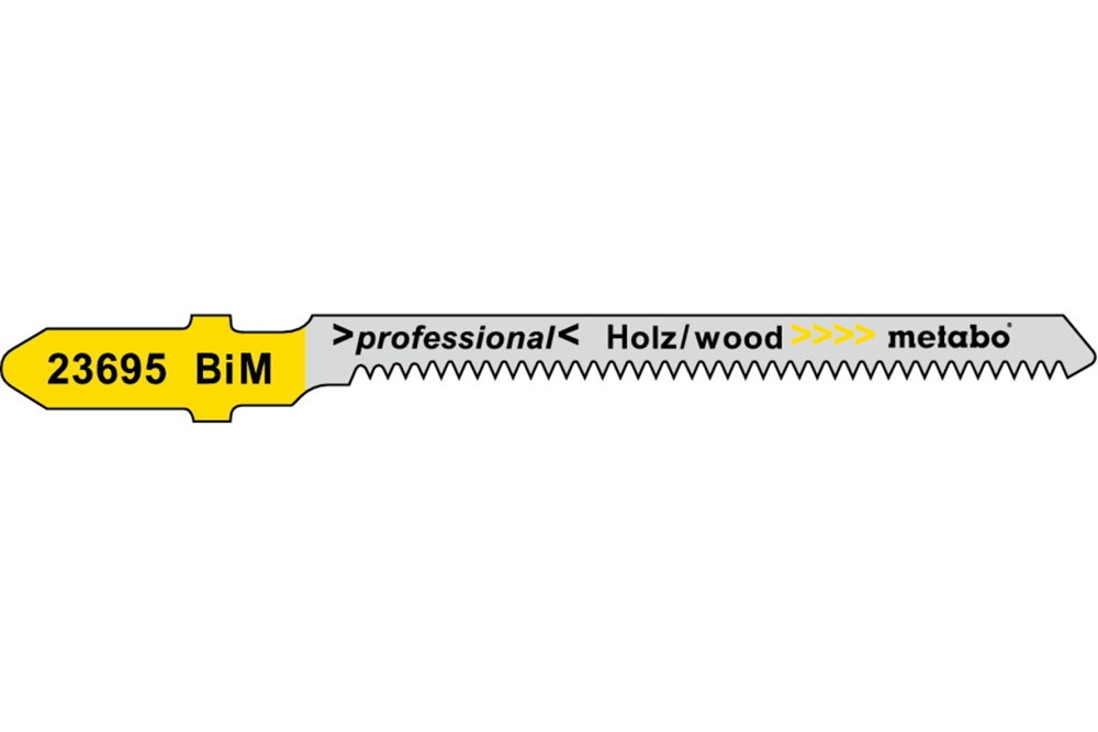 METABO 5 decoupeerzaagbladen, hout, profess. 57/1,4 mm