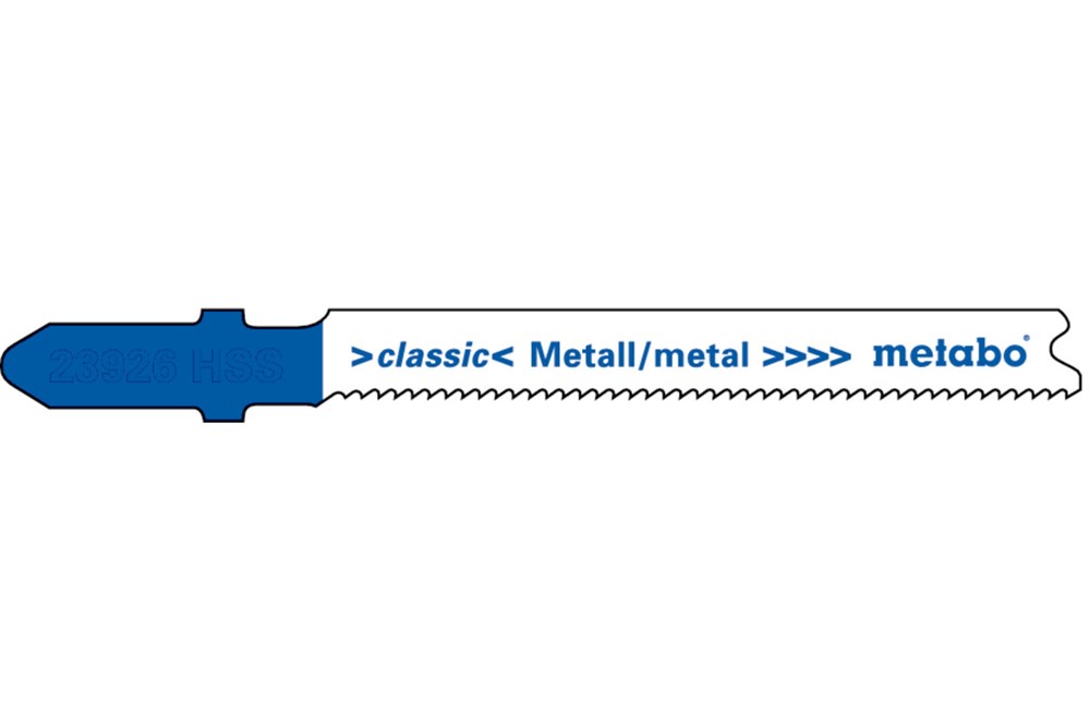 METABO 5 decoupeerzaagbladen, metaal, classic, 66 mm/progr.