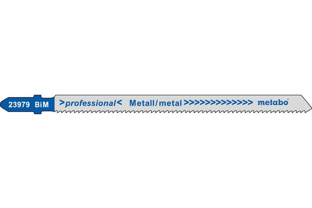 METABO 5 decoupeerzaagbladen, metaal, profess. 106/1,8 mm