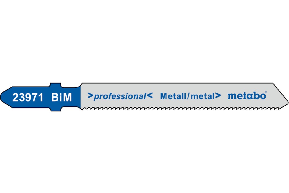 METABO 5 decoupeerzaagbladen,metaal,profess. 51/ 1,2 mm