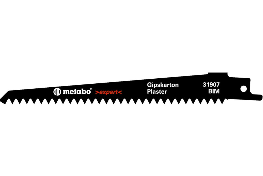 METABO 5 reciprozaagbladen,gipsk.expert,150x1,25mm