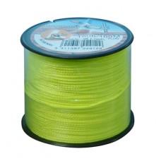 Metskoord nylon fluo geel 1mm 100m