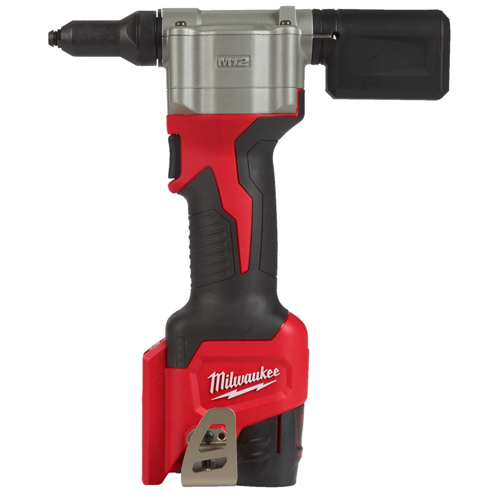 Milwaukee M12 BPRT-201X 12V Li-Ion accu Blindklinknagel set (1x 2,0Ah accu) in HD box - 9000N