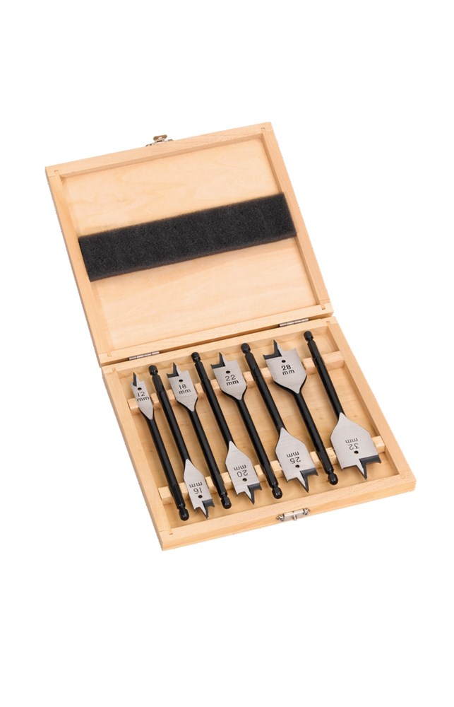 MILWAUKEE speedboren set 8 delig ø12/16/18/20/22/25/28/32 mm.